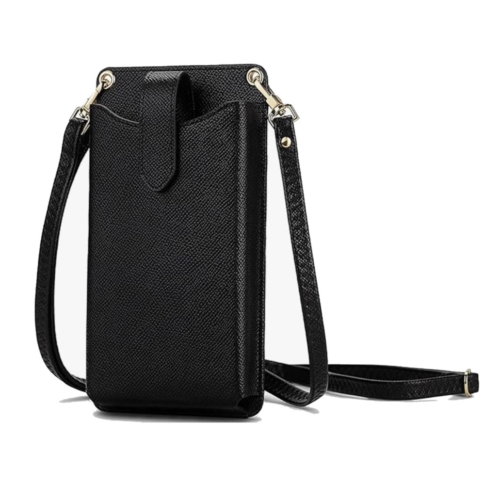 Black Phone and Cardholder | Gold Detail